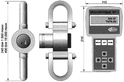 Крановые тензометрические беспроводные весы ВКТ-1, представленная ЗАО НПЦ «КРОС»