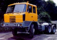 Тягач повышенной проходимости Tatra 815-24EIM 36 270 (6x6) используется в составе автопоезда полной массой до 85 т