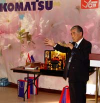 Такео Шибуя, Президент Komatsu Forklift Co., Ltd